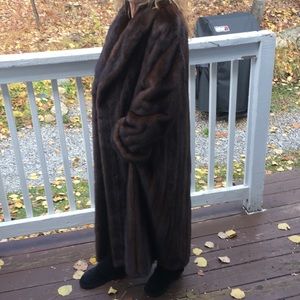 Full length mink coat
